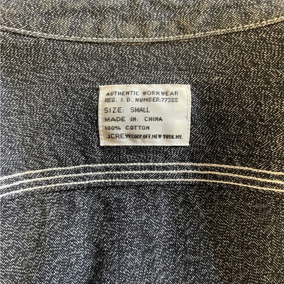 J. Crew Utility Shirt in Marled Grey - Picture 4 of 5